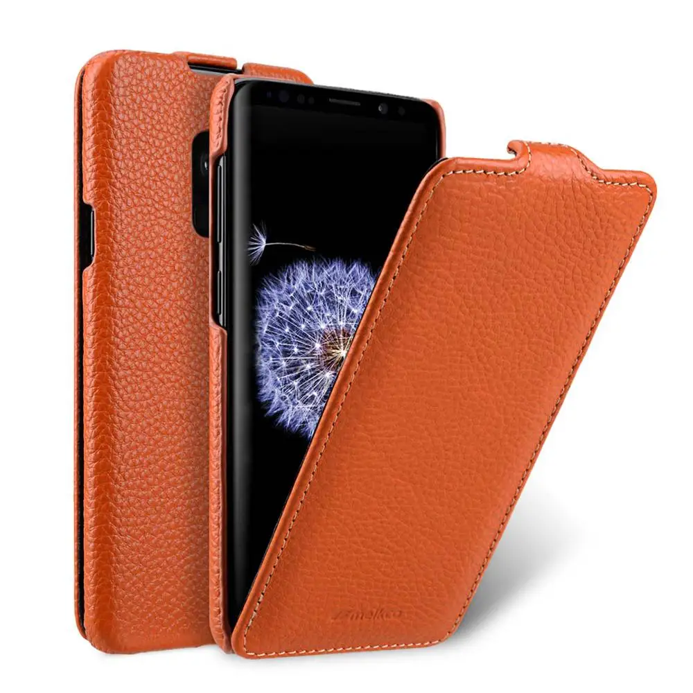 Новинка 2020 деловой флип-чехол для Galaxy S9 Plus Настоящая Натуральная кожа Воловья