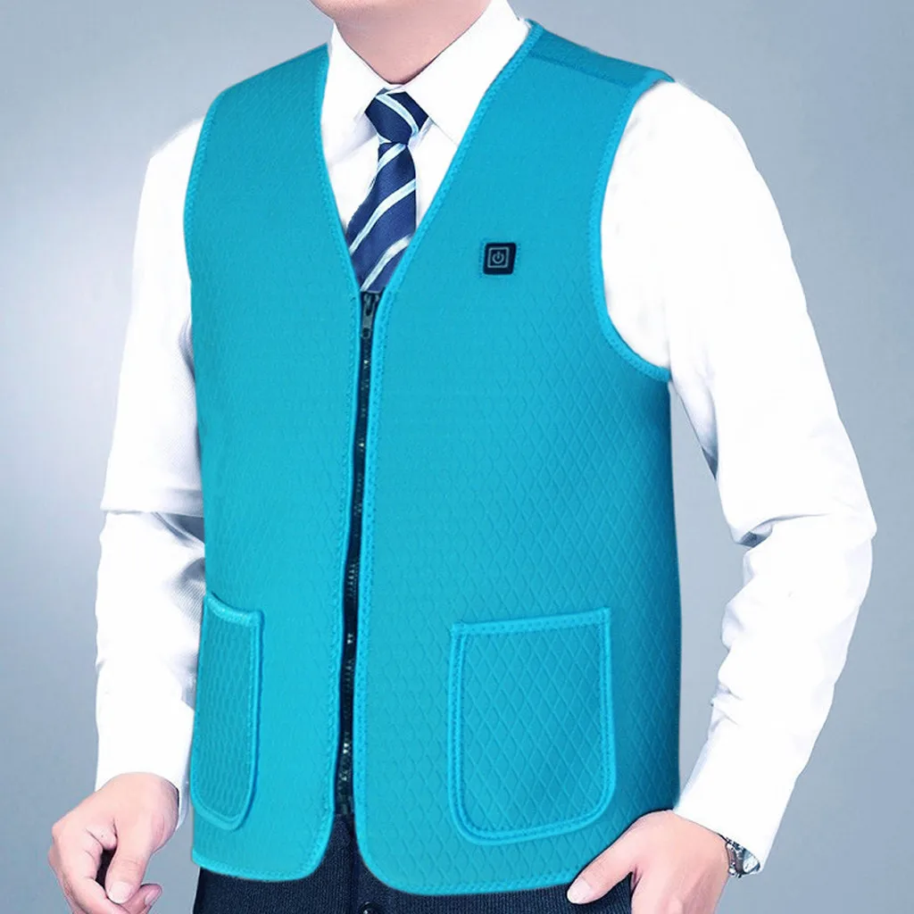 Мужская и женская уличная USB Инфракрасная нагревательная жилетка зимняя