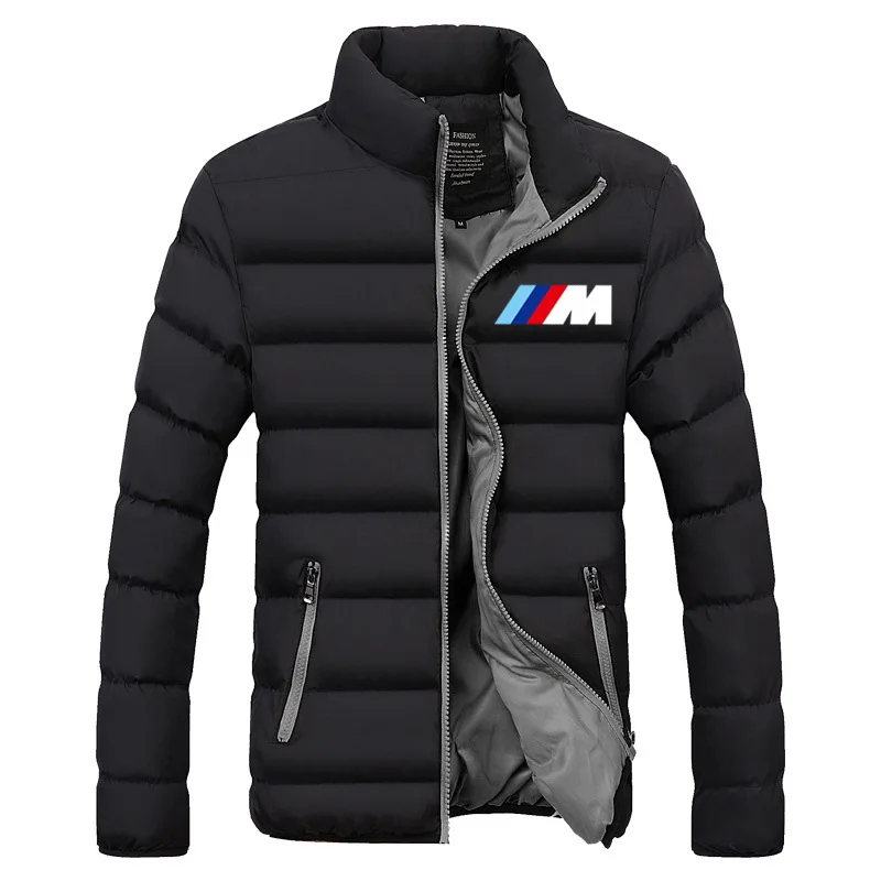 

Брендовая зимняя куртка, пальто для мужчин, новинка, плотное пальто Паркер на молнии, осеннее пальто, теплое пальто, однотонная ветровка с во...