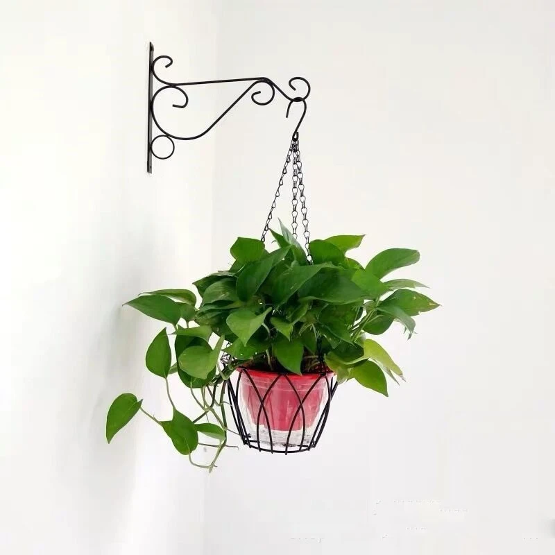 

2 Pcs Hanging Plant Brackets 10 inch Iron Wall Mount Plant Hanging Hooks for Hanging Bird Feeders Lanterns Planters Wind Chime
