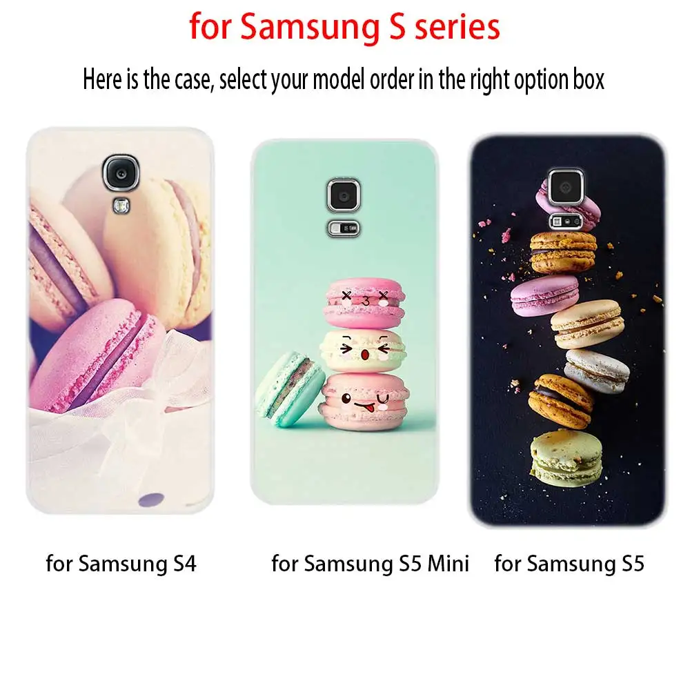 Мягкий силиконовый чехол для Samsung S30 S20 S11 S10 S9 S8 Plus lite 11e 10e Uitra S7Edge Macarons Торт|Бамперы|