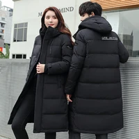 2021 mens down jacket long coat winter couples thickened coat brand overalls down jacket hooded white duck down warm lovers