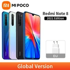 Смартфон Xiaomi Redmi Note 8 (глобальная версия), 2021 дюйма, 64 ГБ128 ГБ, 48 МП, 4 камеры с искусственным интеллектом, Helio G85, 6,3 дюйма, с сенсорным дисплеем, 4000 мА  ч