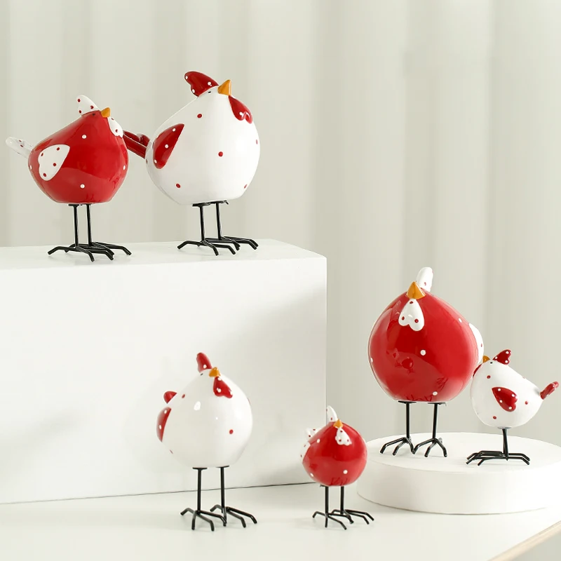 Креативный декоративный керамический петух украшение для дома керамические