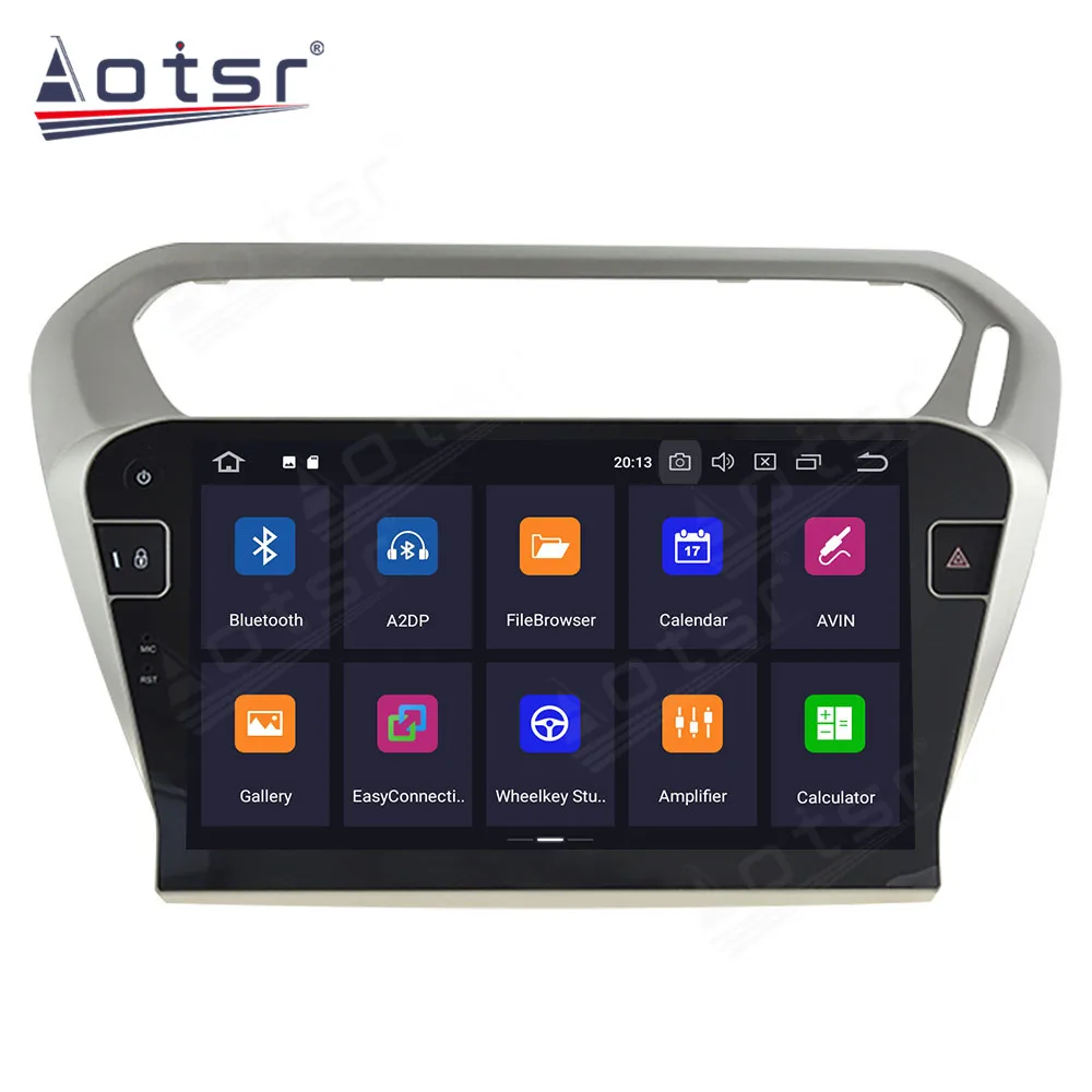Android 10 PX5/PX6 Автомобильный плеер GPS-навигация для Peugeot 301 2013-2016 автомобильное радио