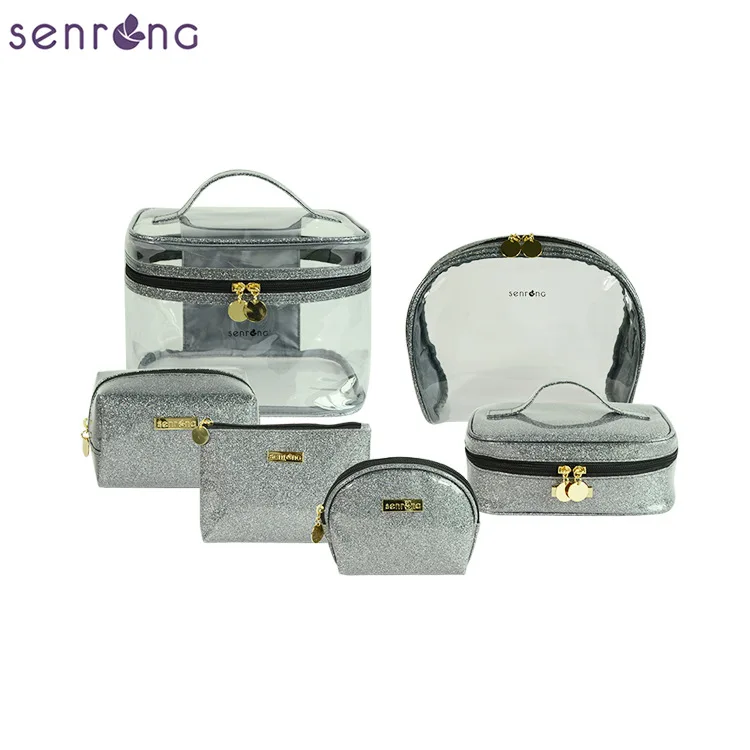 

Travel Transparent Cosmetic Bag Women Clear Makeup Bags Beauty Case Make Up Organizer Storage Bath Toiletry Wash Bag DF50MB