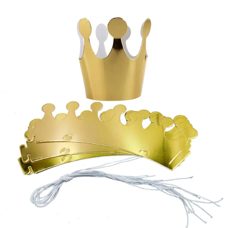 

Crown Decorations Party 10pc Children's Birthday Hat Cake Topper Christmas Gift Birthday Party Decorations Kids Baby Shower.75z