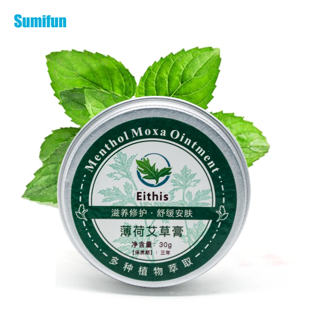 1 шт. Китайская натуральная травяная мазь из полыни масло для охлаждения мяты