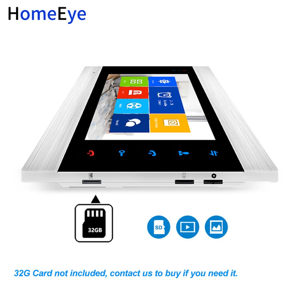 TuyaSmart App дистанционная разблокировка IP видео телефон двери Wi Fi домофон 2 квартира
