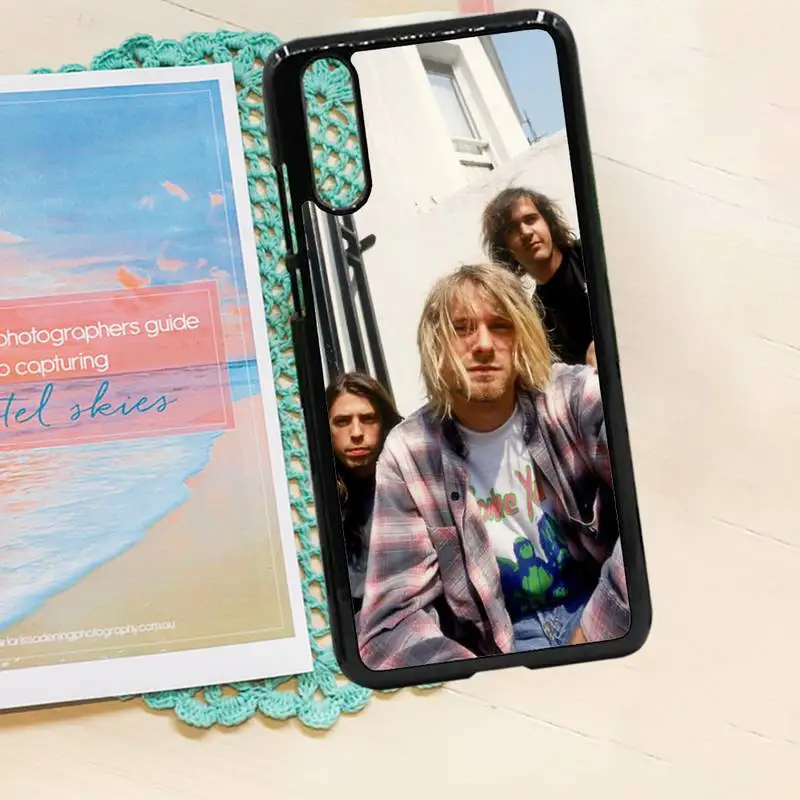 

Rock Band Nirvana Kurt Cobain Phone Case PC for iPhone 11 12 pro XS MAX 8 7 6 6S Plus X 5S SE 2020 XR