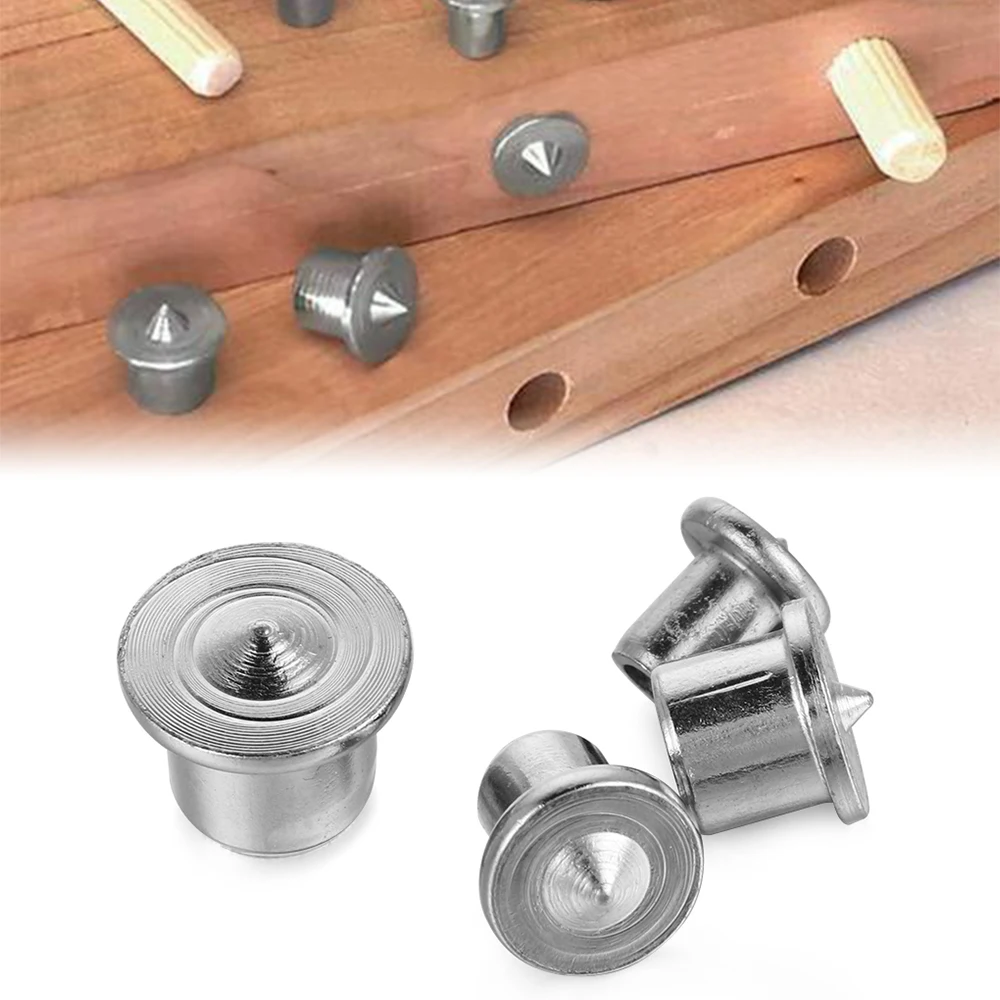 

4pcs/Set Solid Dowel Pins Round Imprinte Wood Working Dowel Tenon Center 6/8/10/12mm Set For Woodworking Tool Power Accessories