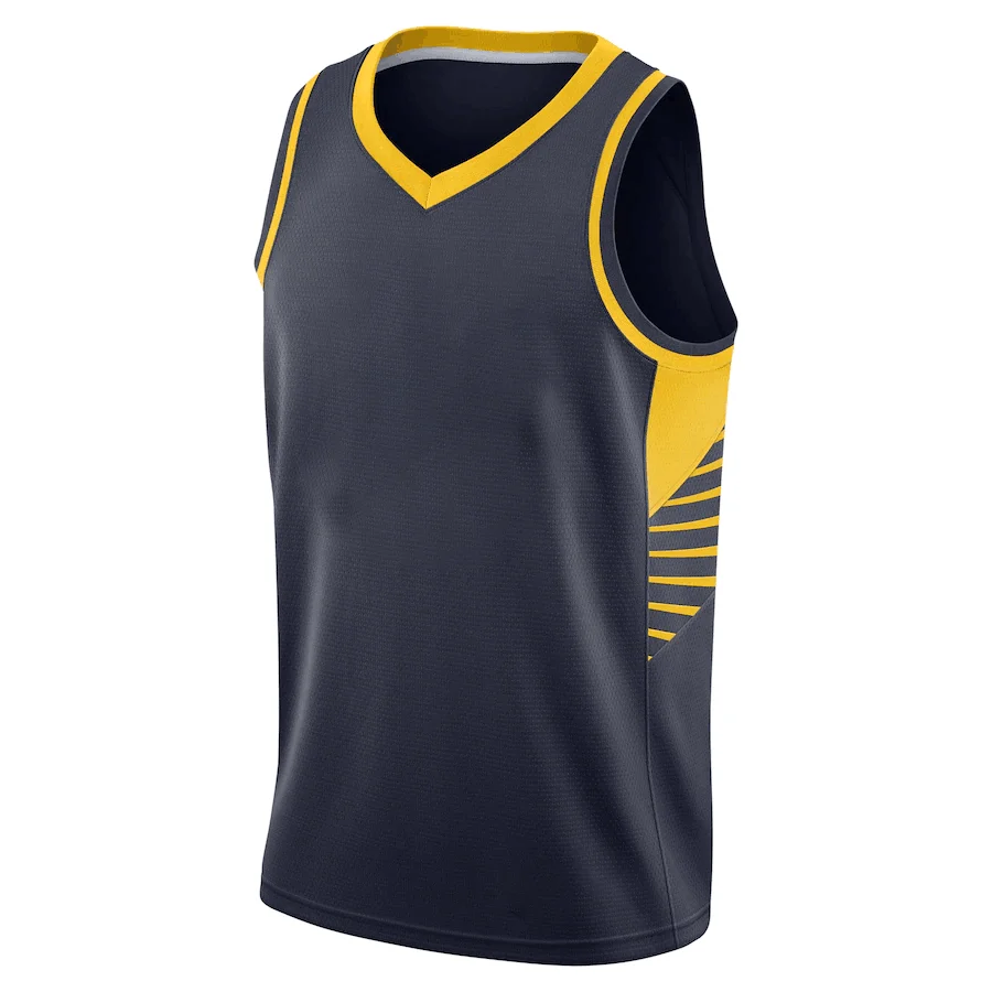 

2021 Mens American Basketbal Jersey Indiana Sport Fans Wear Malcolm Brogdon Domantas Sabonis T-shirt