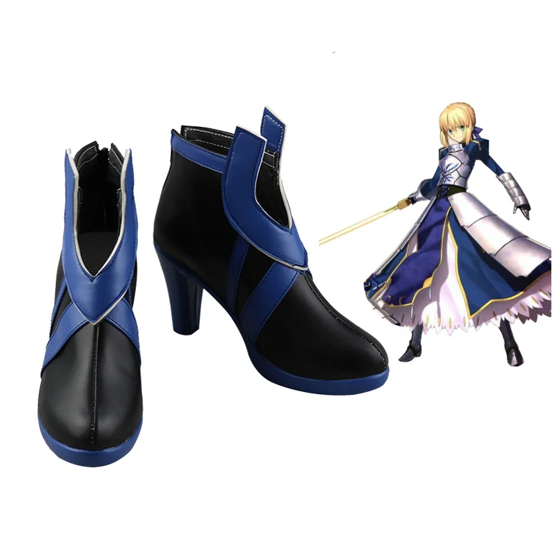 FGO судьба большой заказ Arturia Pendragon саблей альтер обувь для косплея сапоги на