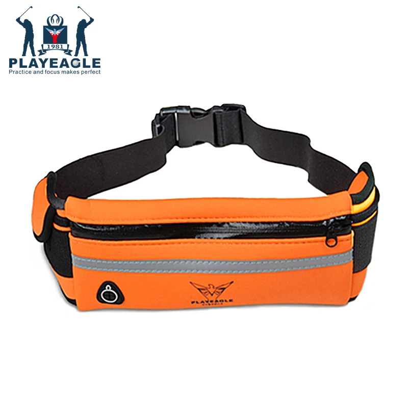 

Многофункциональная поясная сумка PLAYEAGLE унисекс для бега, светодиодная светящаяся сумка с музыкальной гарнитурой, с отверстием, сумка для с...