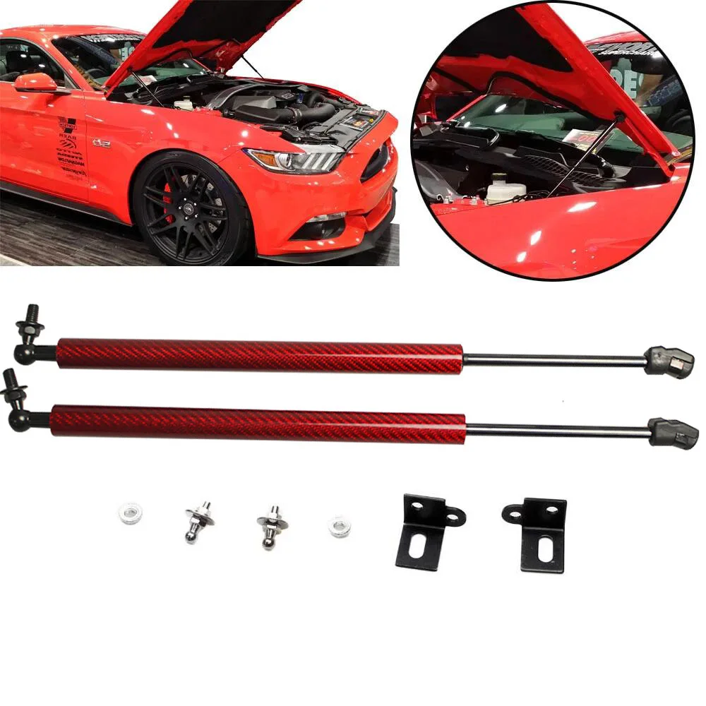 Демпфер для Ford Mustang 2 шт передний капот газовые Распорки Лифт поддержка газа Пружинные амортизаторы