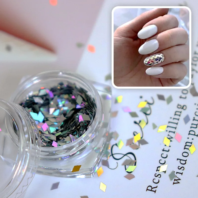 

New 2020 2mm Nail Art Scales 9 Colors Nail Sequins Shiny Nail Decoration DIY Jewelry Confetti Sequins