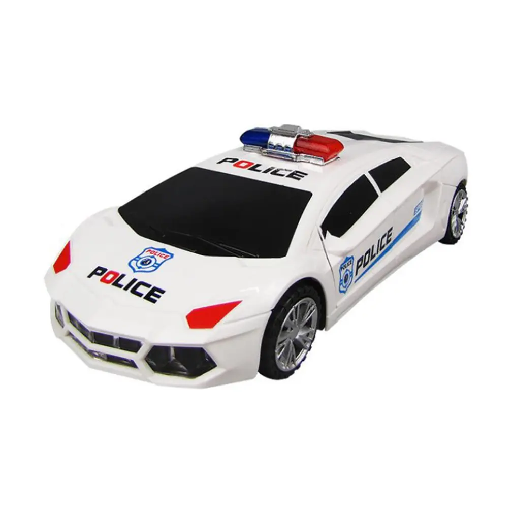 

Children's 360 Degree Toy Police Car Electric Toy Car Music Light Kid's Gift Police Car Modle Car Toy