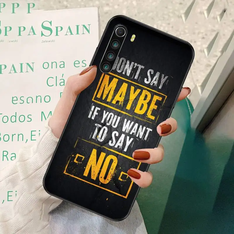 

The Pursuit Of The Power Of Words Phone Case For Redmi 7 8 9 A K20 30 Pro Note 8 9 Pro 9s