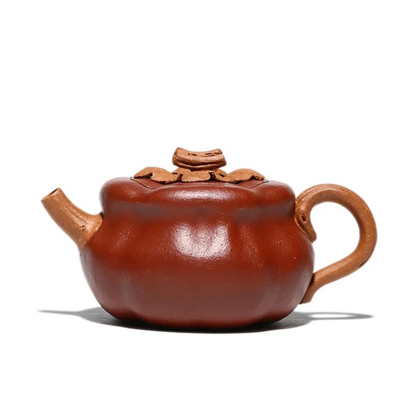 

Yixing Upscale Tea Pot Auspicious Wishful Purple Clay Teapot Raw ore Handmade Kettle Chinese Tea Ceremony Customized Gifts 130ml