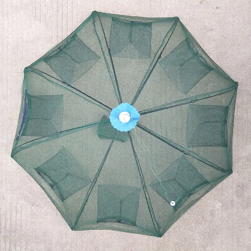 Рыболовная сеть с 8 отверстиями портативная Шестигранная для ловли раков