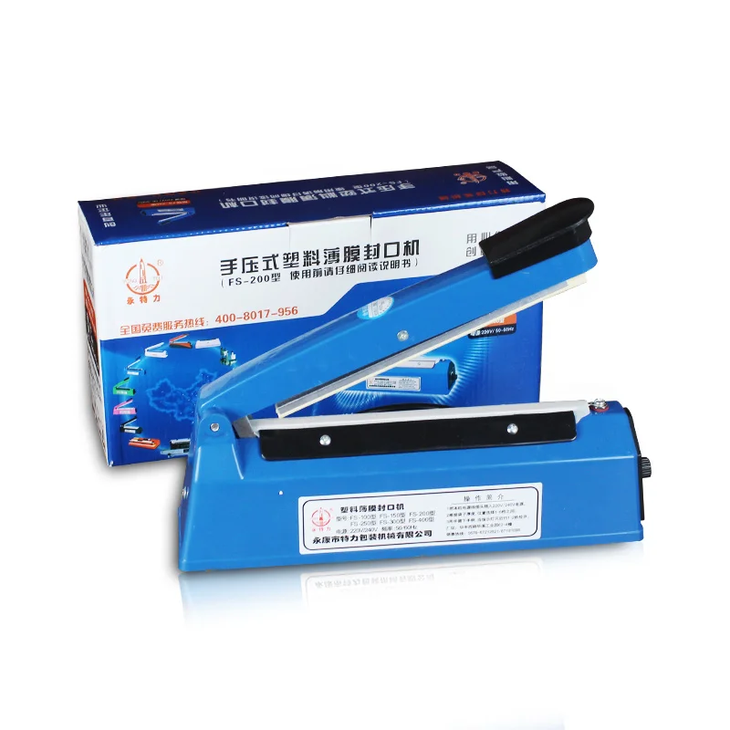 Automatic Heat Food Sealer Packaging Machine Sealing Machine Manual Impulse Heat Sealer Poly Bag Machine Hand Impulse Sealer