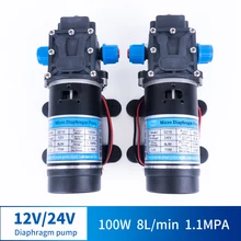 Мембранный самовсасывающий насос высокого давления 12 В 24 130psi 8