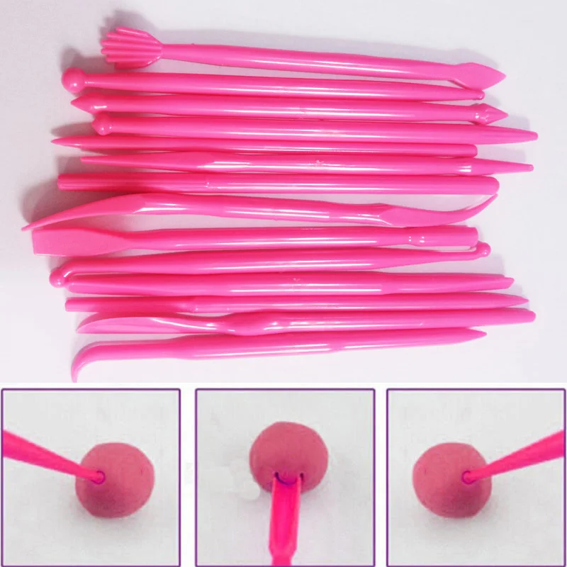 

14pcs/set Crafts Clay Modeling Tool Plastic Clay Sculpting Set Plasticine Shaping DIY Handmade Crafts Tool Supplies Double Ended