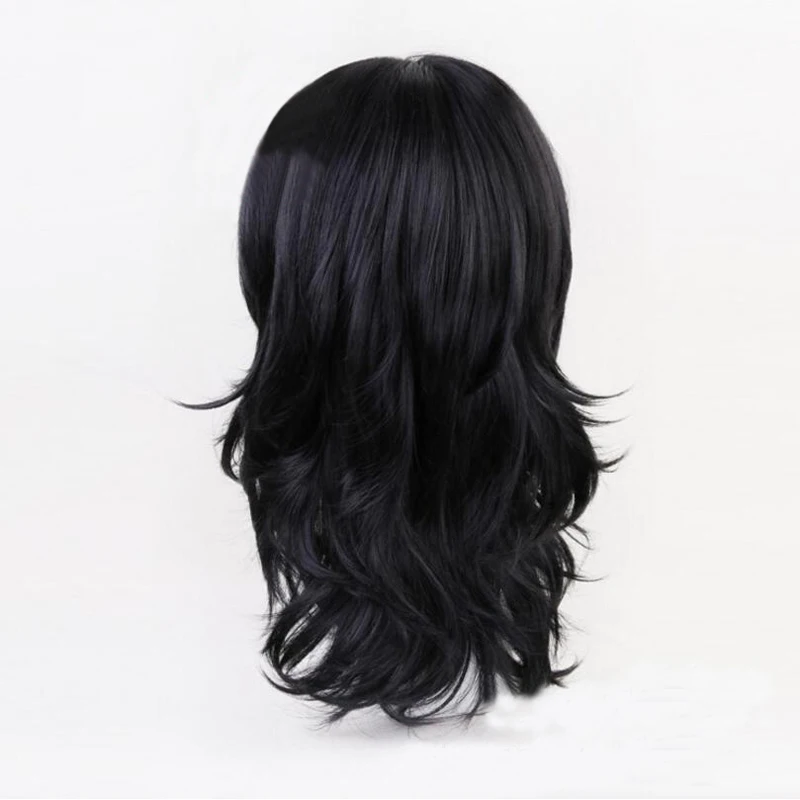 

My Hero Academia Shouta Aizawa Black Wavy Curly Wig Cosplay Costume Boku no Hero Academia Heat Resistant Hair Men Women Wigs