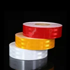 Светоотражающая лента, 5 см х 10 м в рулоне, отражающая наклейка, предупреждающий знак безопасности, наклейка для автомобильных аксессуаров