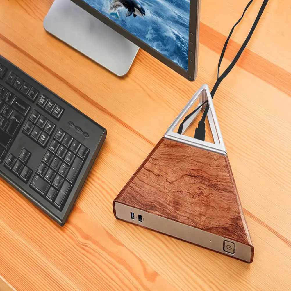 Мини компьютер треугольный 8 ГБ ОЗУ + 64 многопортовый энергосберегающий