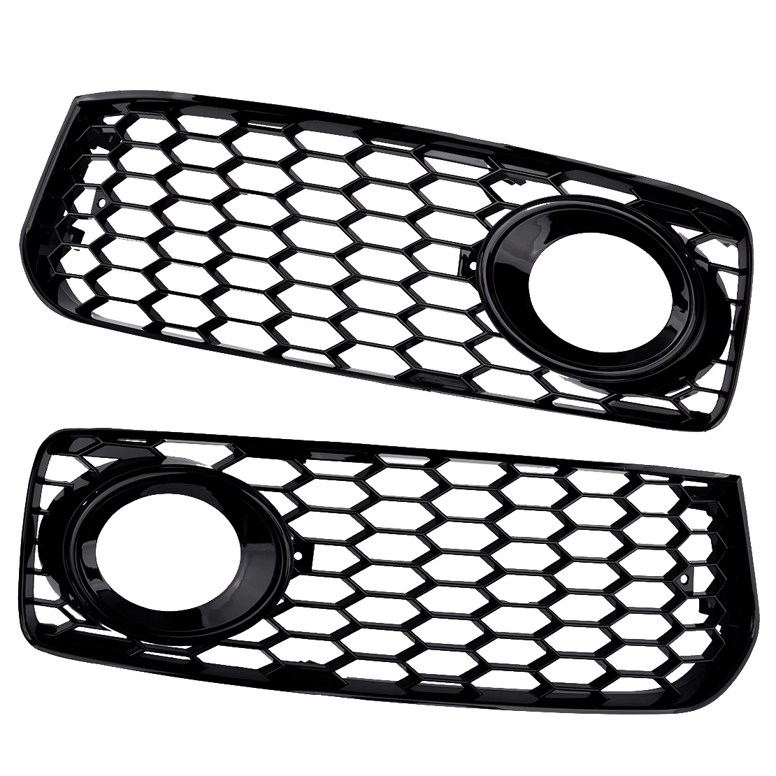 

8T0807681 8T0807682 1 Pair Front Lower Bumper Fog Light Grill Cover Trim fit for Audi A5 S-Line S5 B8 RS5 2008 2009 2010-2012