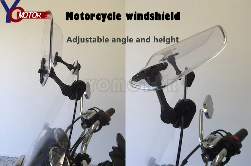For HONDA ADV150 X-ADV 750 XRV750L-Y CRF 1000L AFRICA TWIN 2016+ Motorcycle Adjustable WindScreen Windshield Spoiler Deflector |