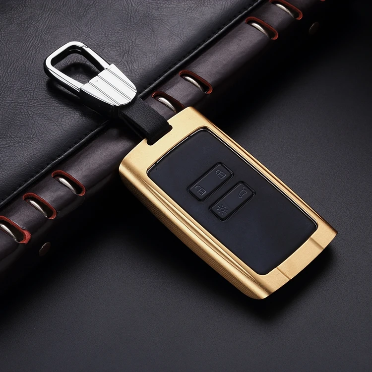 

High Quality Aluminium Alloy Key Cover Shell Case Holder For Renault Fluence Duster Megane Kadjar Clio Accessories 4 color