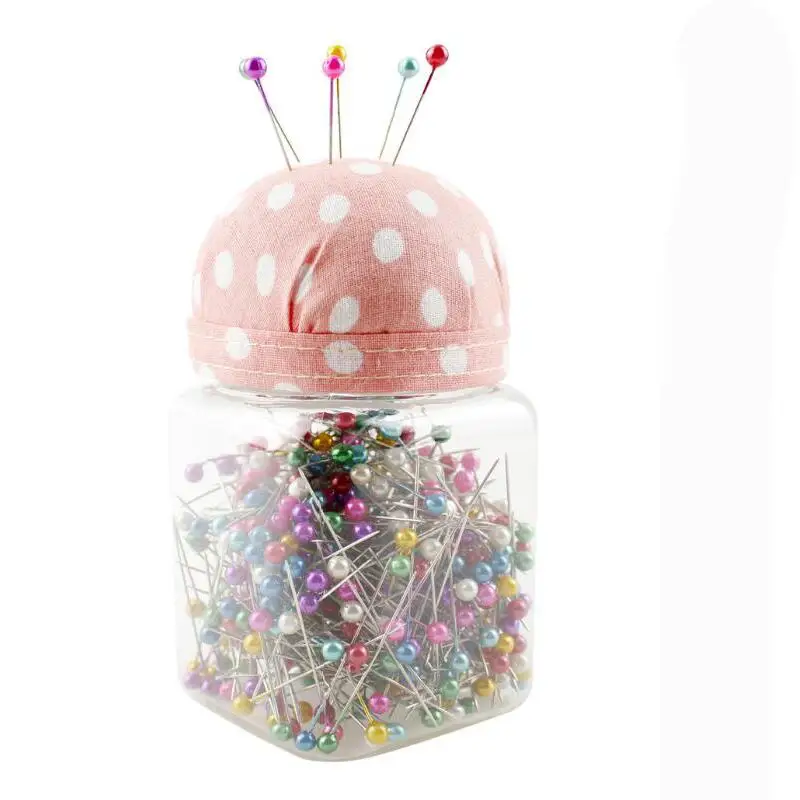 500 шт Набор цветных перламутровых игл для вышивки крестиком игла гнездо шитья