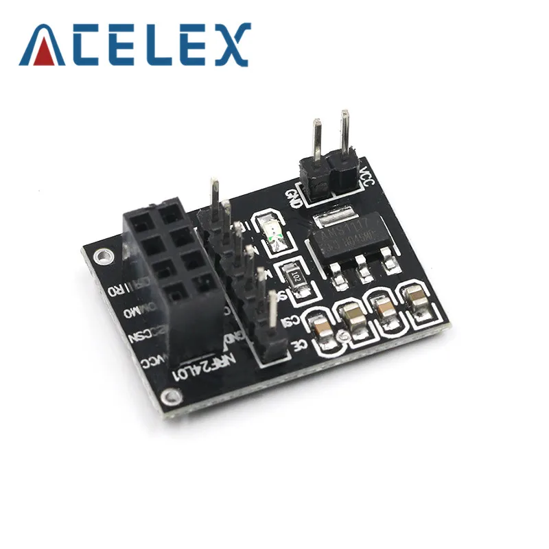 NRF24L01 + 2 4G модуль беспроводной передачи данных 4 ГГц обновленная версия PA LNA 1000