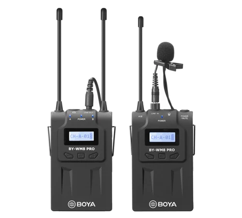 BOYA BY-WM8 Pro K1 UHF двойной беспроводной микрофон для интервью iPhone ПК DSLR видеокамеры |