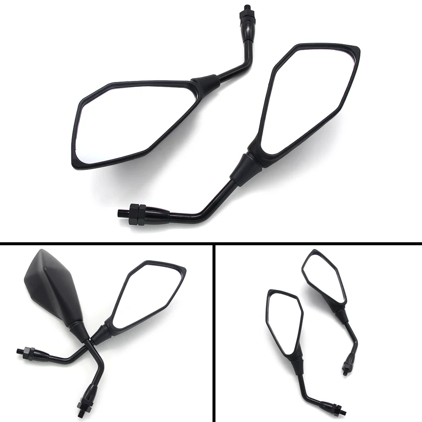 

Motorcycle Rearview Mirror Motorbike Accessories 10mm Black Side Mirrors For Kawasaki Z900 Z650 ER650 ER-6N Motorcycles Mirror