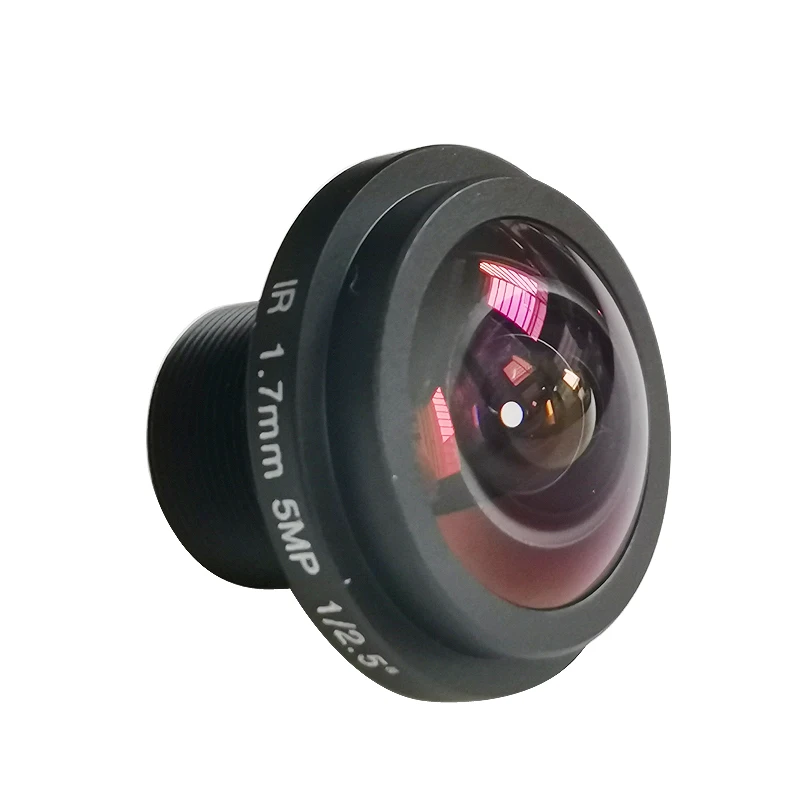 Объектив рыбий глаз 1 7 мм 5 Мп для HD CCTV IP POE камера M12 крепление 1/2.5 &quotF2.0 180 градусов