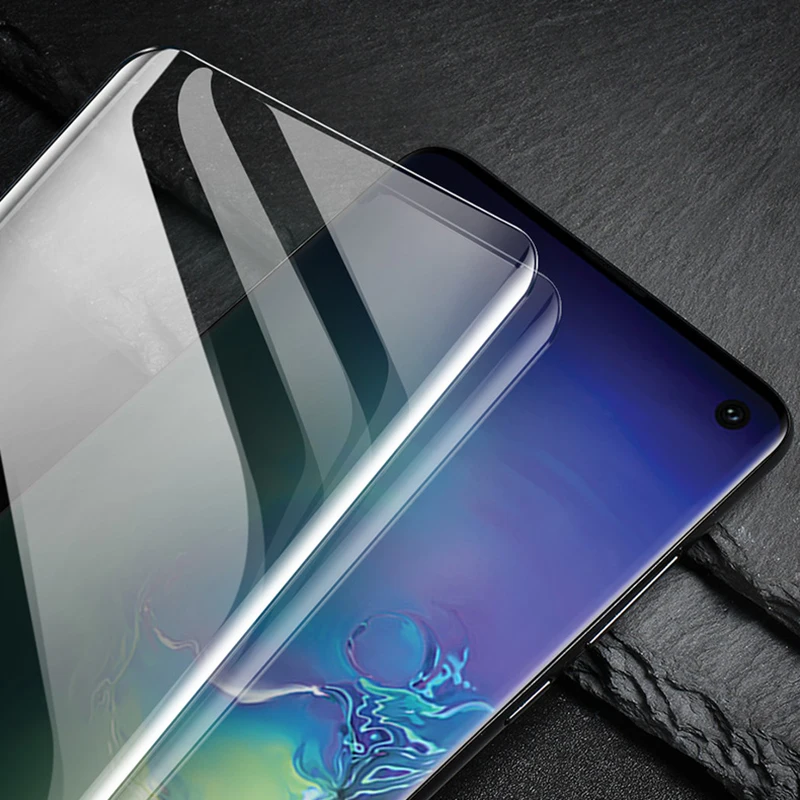 100D UV защитная пленка из закаленного стекла для Samsung Galaxy S20 S10 плюс S8 S9 5G защитное