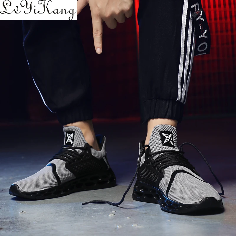 Новинка 2019 мужские белые кроссовки унисекс теннисные легкие сетчатые