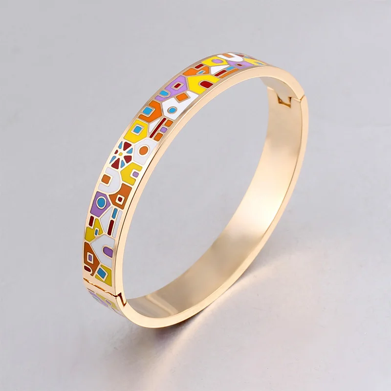 2020New модные браслеты из нержавеющей стали браслет для женщин золотые пары