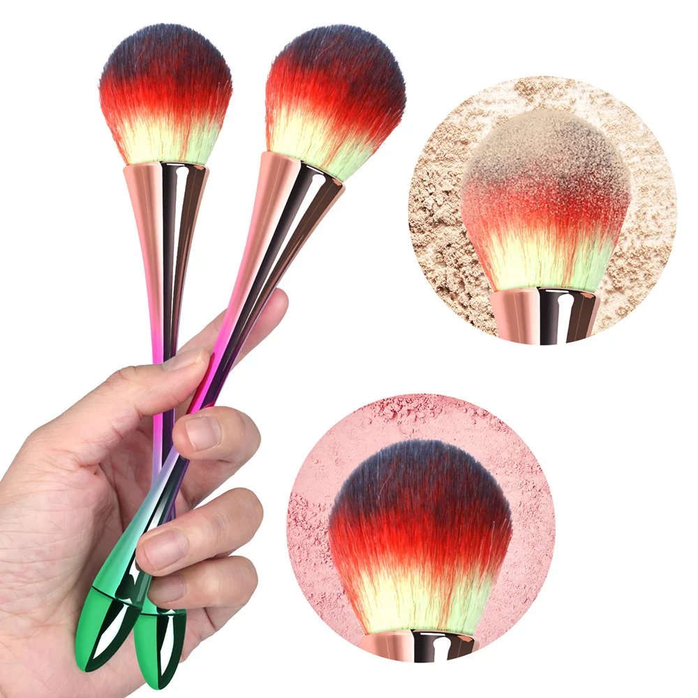 

1pcs Multicolor Foundation Powder Makeup Brushes Water Drop Waist Beauty Tools Brushes Goblet Small Powder Brushes For Women