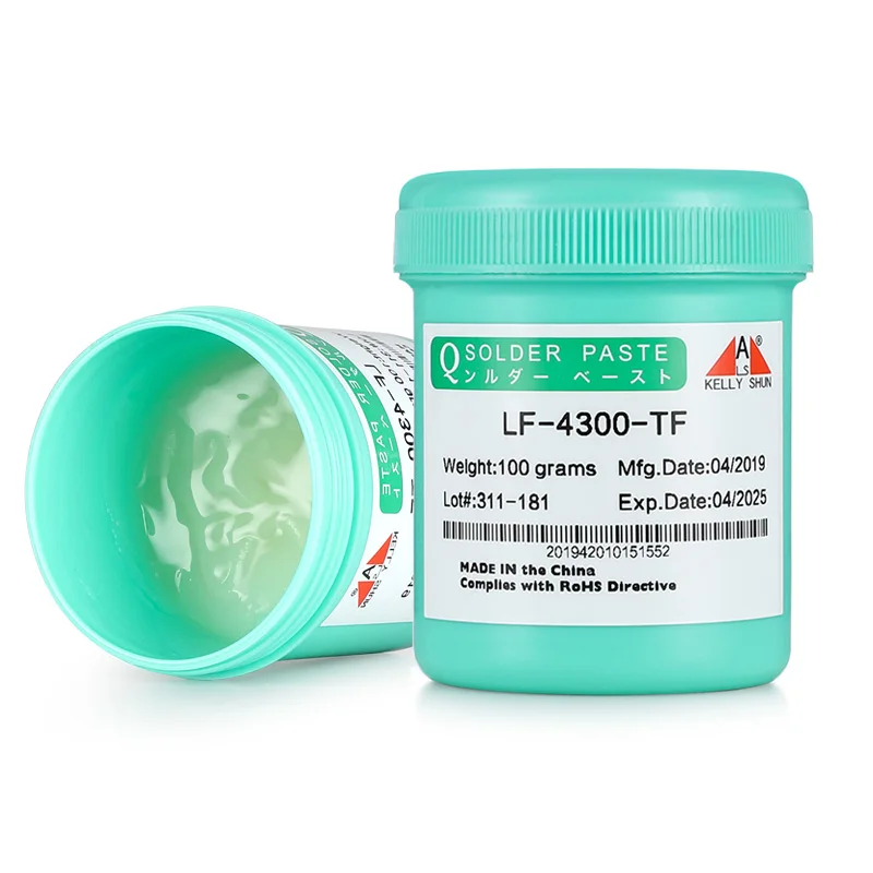

KELLYSHUN LF-4300-TF Flux For Soldering For BGA IC Wire CSP COB Environmentally Friendly Washing Type Welding Fluxes