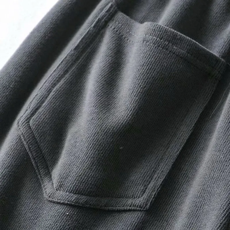 

Artsnie Spring 2021 Letter Embroidery Wide Leg Pants Women Streetwear Casual Trousers High Waist Gray Long Pants Sweatpants