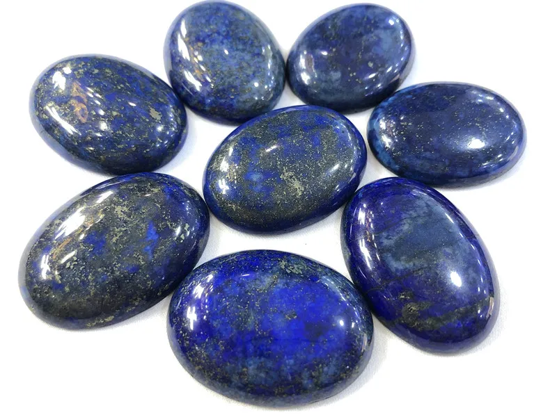 

Free shipping 6pcs/lot 30x40mm dyed color lapis lazuli Oval CAB CABOCHON loose precious beads for jewelry accessories making