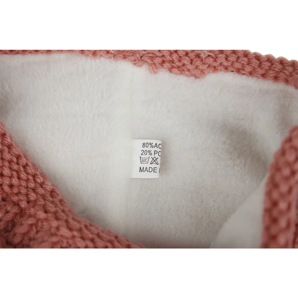 

2020 New Women Fleece Lined Headband Winter Knit Ear Warmer Thicken Plush Hairband Fashion Women Earmuffs Hair Accessories