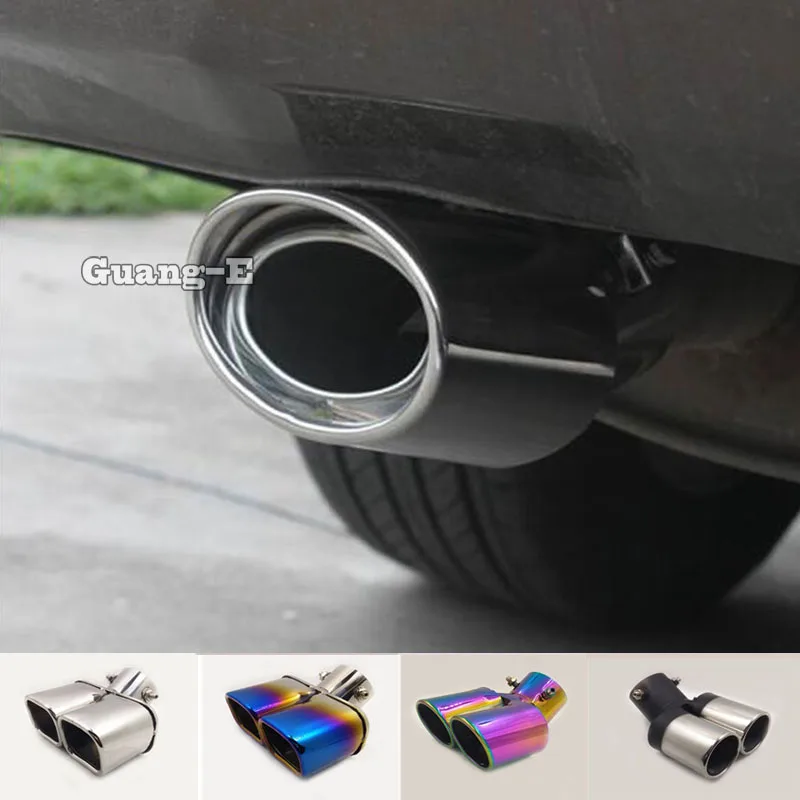 

For Suzuki S-Cross Scross SX4 2017 2018 2019 2020 2021 Car Cover Stainless Steel Muffler End Tail Pipe Dedicate Outlet Exhaust