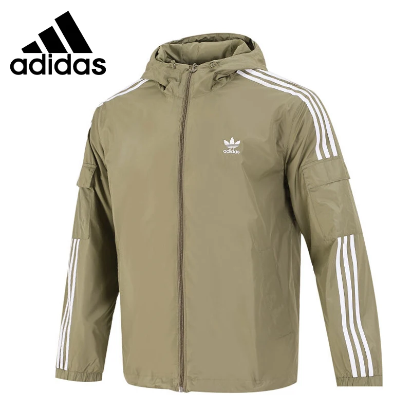 

Оригинальное новое поступление Adidas Originals 3-Stripe WB мужская куртка с капюшоном спортивная одежда