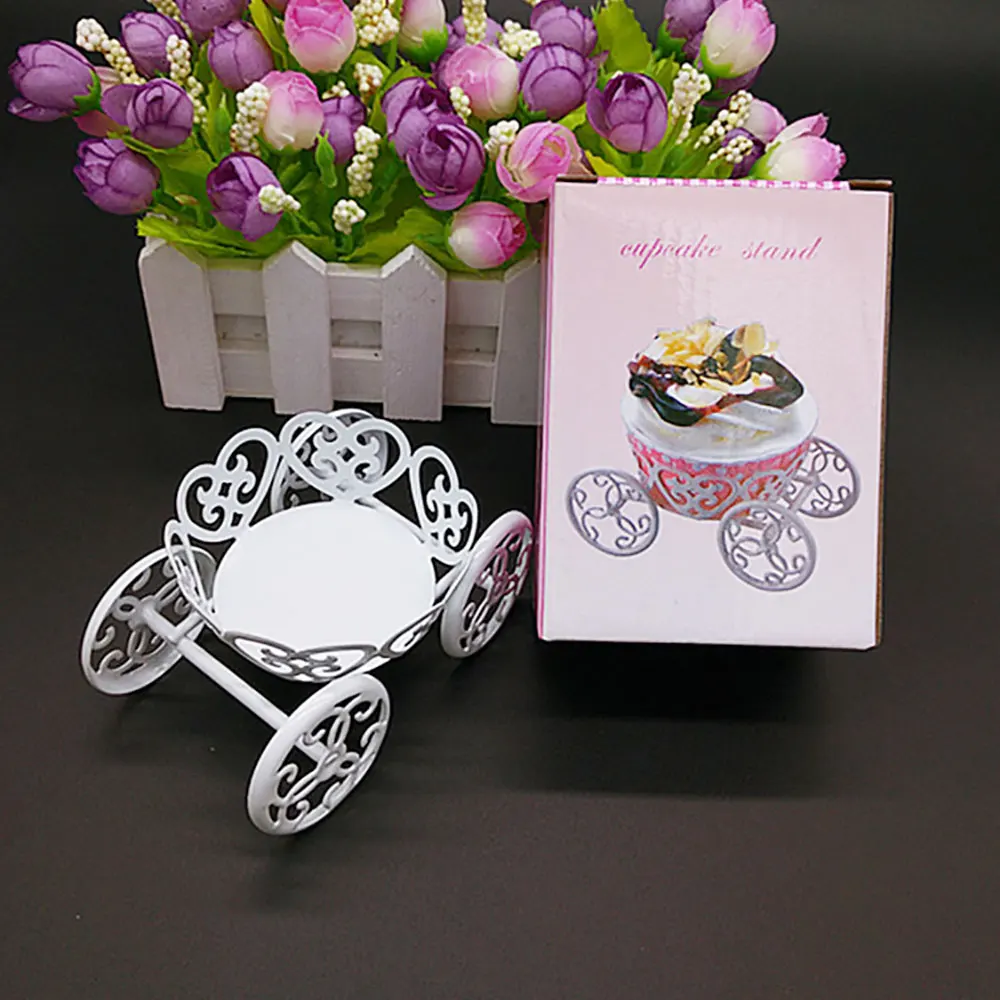 Wheel Cupcake Stand Cake Rack Dessert Wedding Metal Creative Muffin Party Supplies | Дом и сад