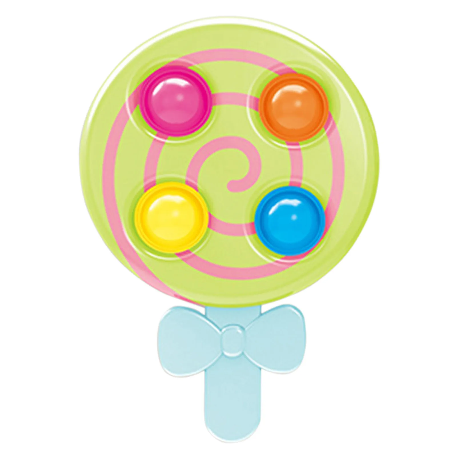 

Stress Relieving Fidget Game For Kids Adults Anxiety Autism Silicone Toy Keychain Fidget Squishy Decompression